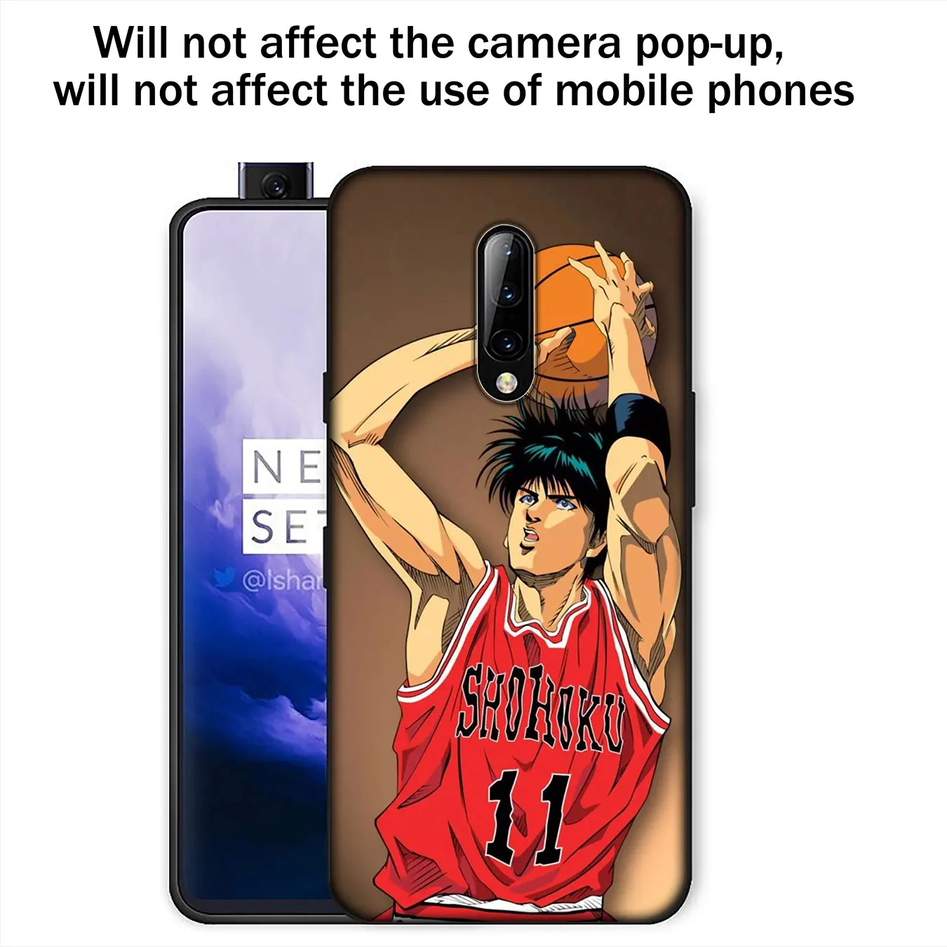 IYICAO Slam Dunk аниме Мягкий Силиконовый ТПУ черный чехол для телефона OnePlus 7T 7 Pro 6T 6 5T 5 One