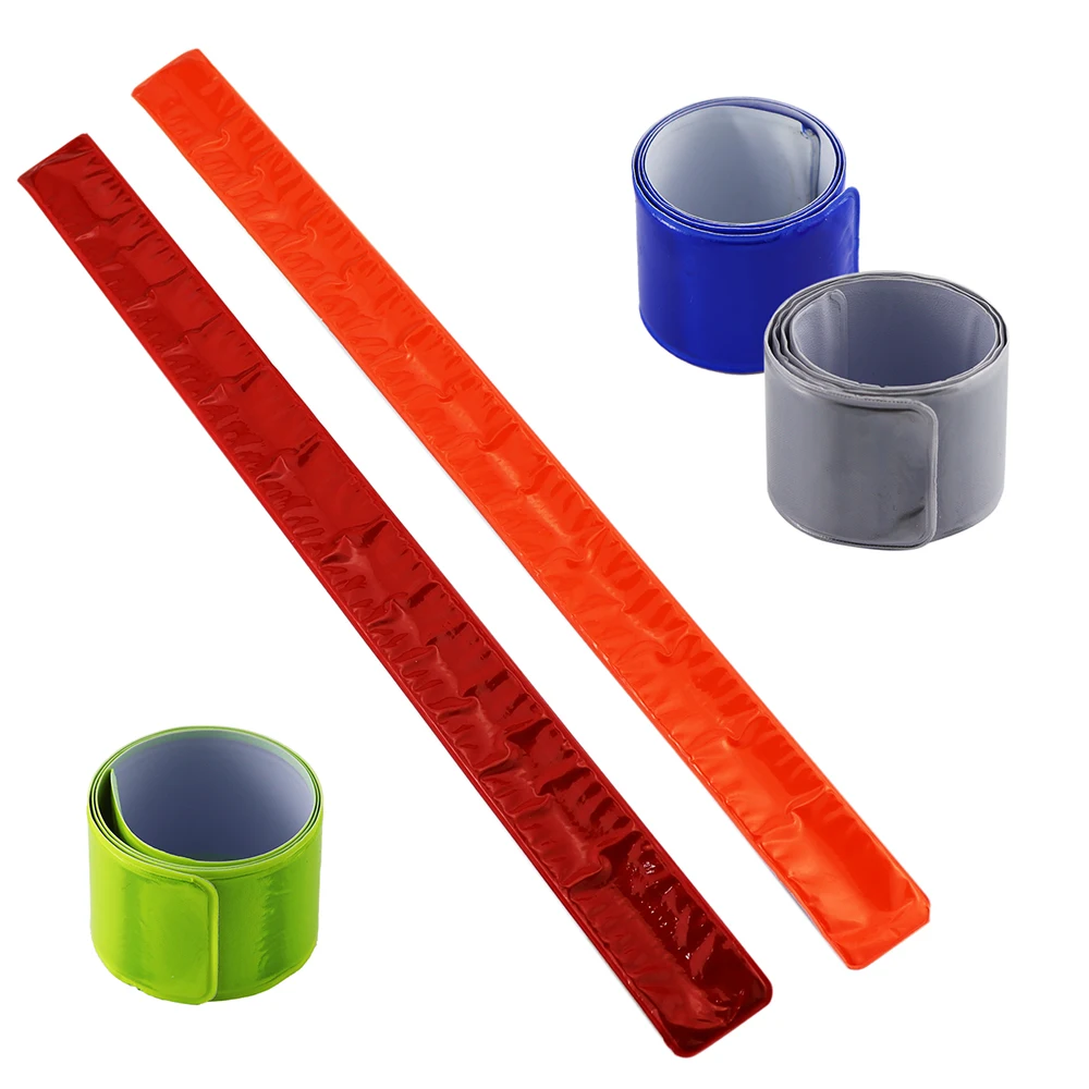 

Reflective Slap Bracelet, Reflective Wristband High Visibility Reflectors, for Night Run, Night Cycling, Night Working