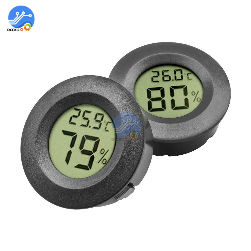 ЖК цифровой термометр контроллер температуры гигрометр детектор Крытый