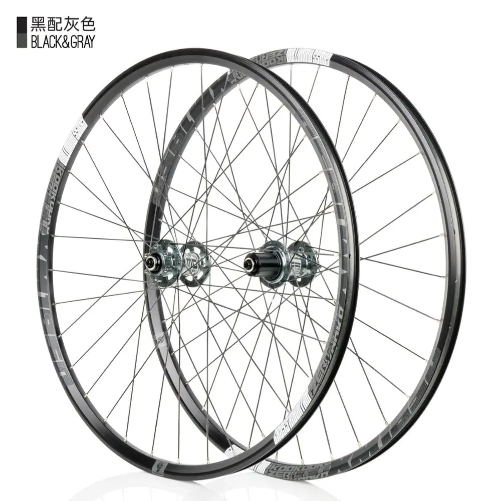 KOOZER XM1850 для езды на горном велосипеде колеса 26 27 5 дюйма переднее колесо 5/9/15x100 мм