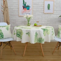 waterproof printed tablecloth round table cover tea table cloth rural rectangular cover cloth home decoration