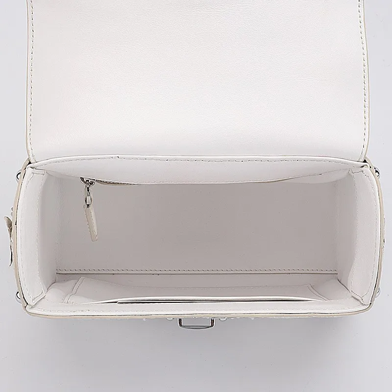 

Luxury Women Natural Crocodile Leather Handbag Elegant Ladies Rivets Genuine Leather Shoulder Bag Packing Totes Crossbody Bags