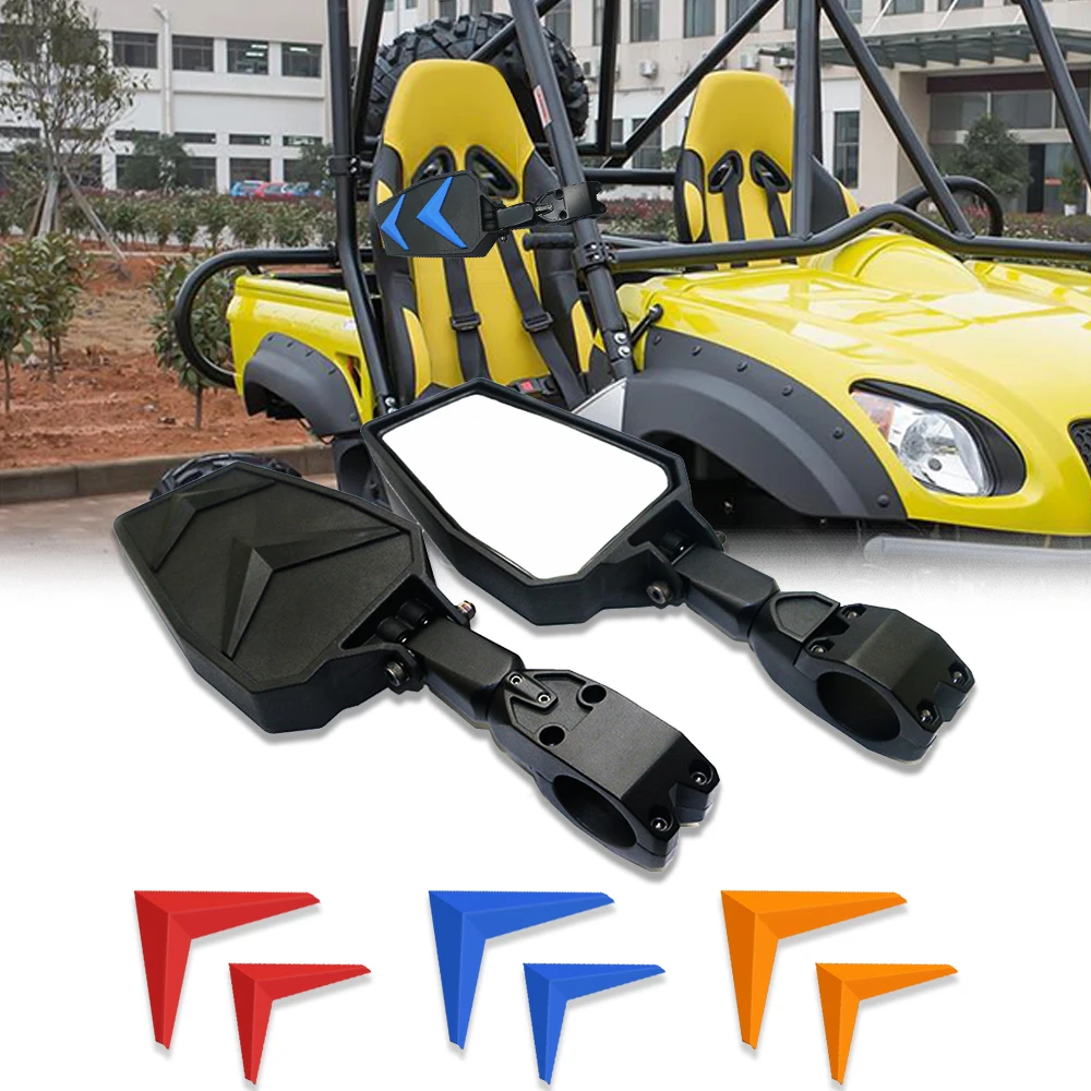 Боковые зеркала заднего вида 1 75 дюйма для мотоциклистов UTV Polaris RZR Yamaha Rhinos |