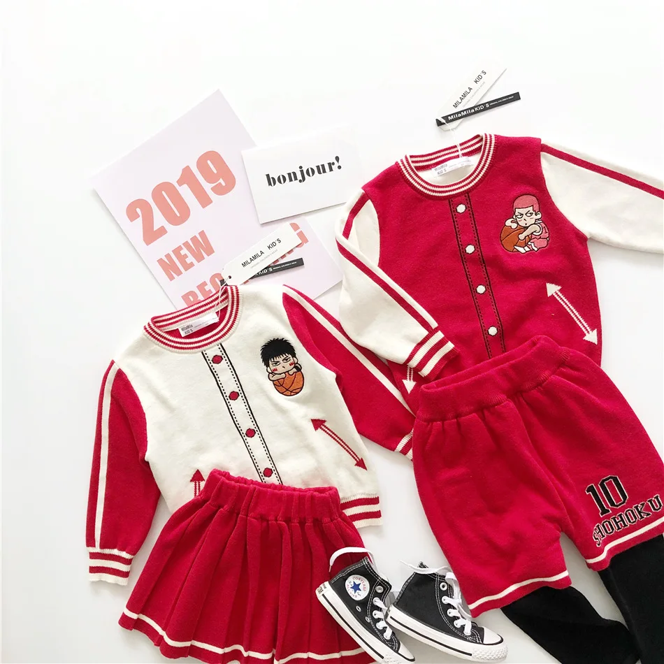 Tonytaobaby/детская одежда на осень и зиму; спортивный баскетбольный свитер; костюм для мальчиков; осенняя одежда для девочек