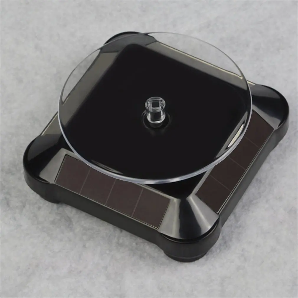 Вращающаяся витрина на солнечной батарее вращающаяся 360 Градусов Подставка