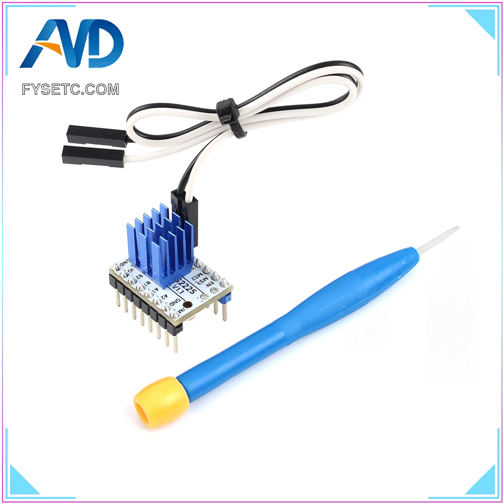 6 шт. TMC S2225 V1.1 шаговый двигатель драйвер Stepsticks Mute драйвер UART заменить TMC2208 TMC2209 256 Microsteps 2A пик TMC2225