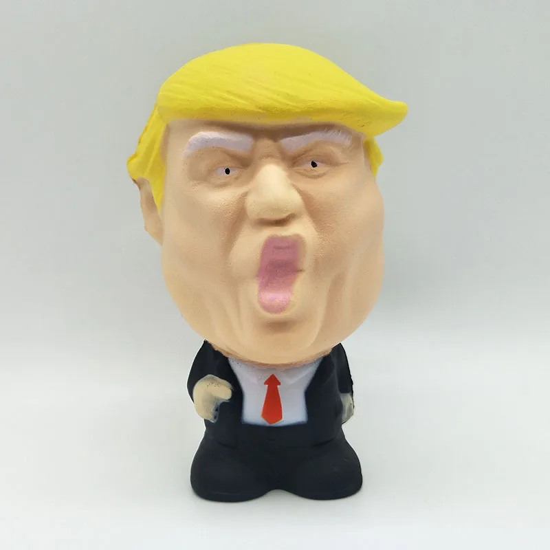 Творческий Забавный Дональд Трамп экструзия восстановление форма украшения Ремесло Мягкая Мода PU медленный отскок кукла фигурки миниатюры