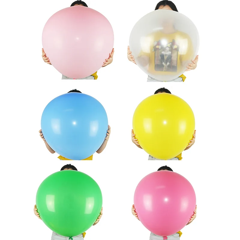 36 дюймов гигантский жемчуг латексный шар Свадебный цветной воздушный детский