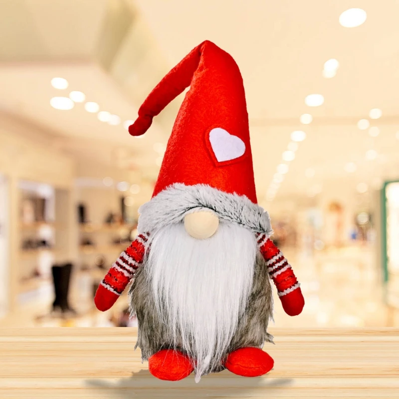 

Праздничные украшения из шведского гнома ручной работы, сердце Tomte, Рождественский эльф, украшения, спасибо, подарки на день