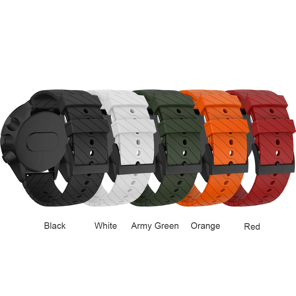 

Silicone Repalcement Accessory Watch Band Wrist Strap Bracelet For Suunto 9 and Suunto Spartan Sport Wrist HR Baro Smartwatch