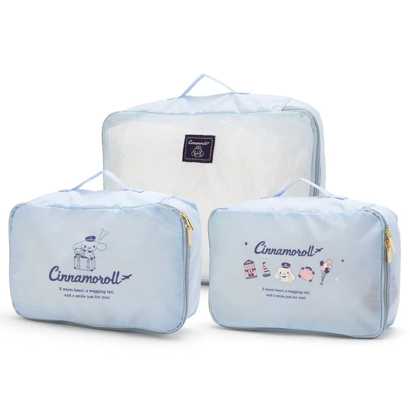 Cinnamoroll Little oroll маленькая Две звезды чемодан органайзер для путешествий из 3 предметов одежда упаковка для одежды органайзеры сумка для хранения - Цвет: Cinnamoroll