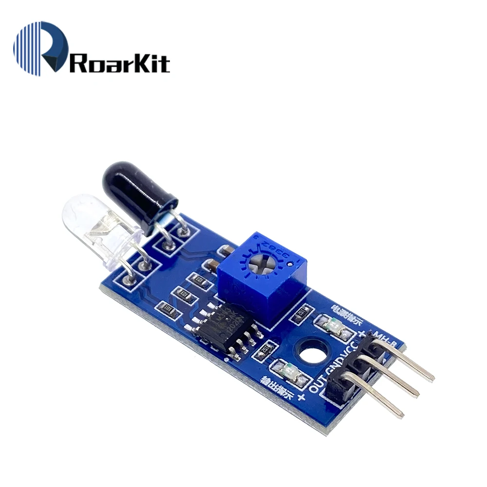 Инфракрасный датчик обхода препятствий 10 шт./лот модуль для Arduino умный