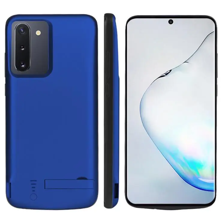 Внешний аккумулятор, зарядное устройство для samsung Galaxy Note 10 Plus, 5G, 6000 мА/ч, противоударный чехол для samsung note10, 5000 мА/ч, мягкий чехол-подставка