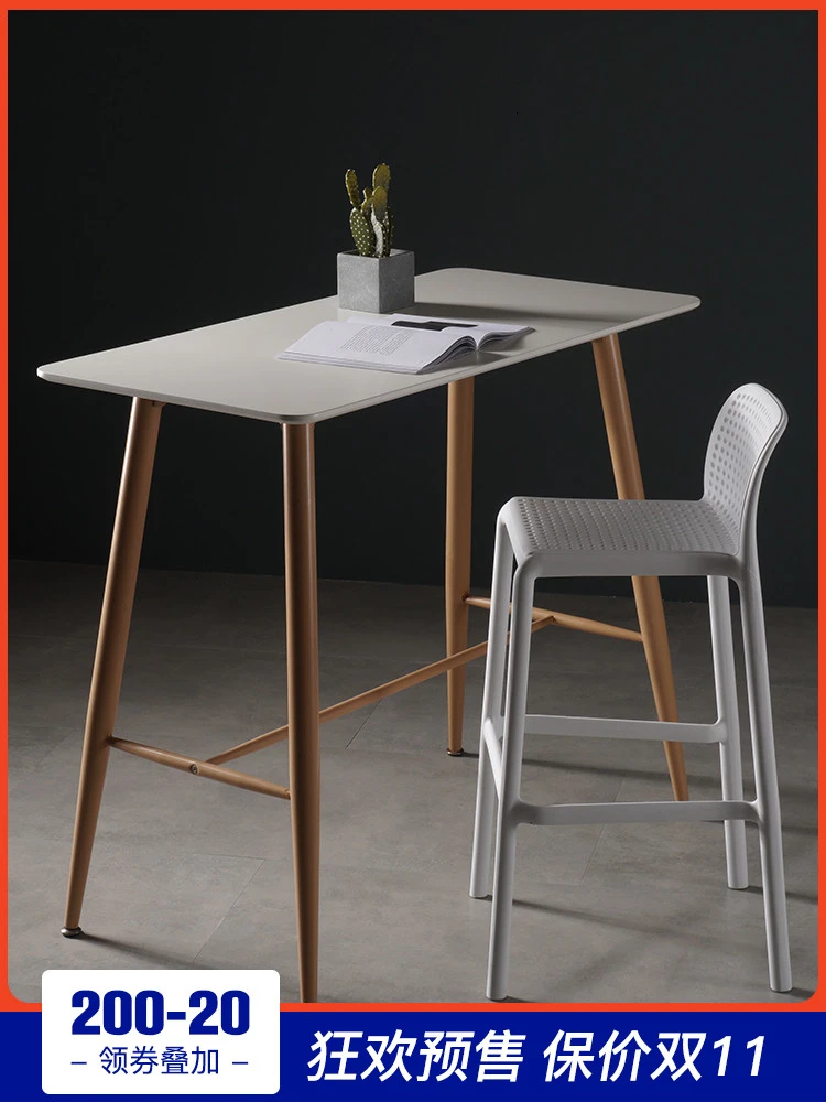 Северная Европа личная барная стойка стол для ресторана прямоугольник простота