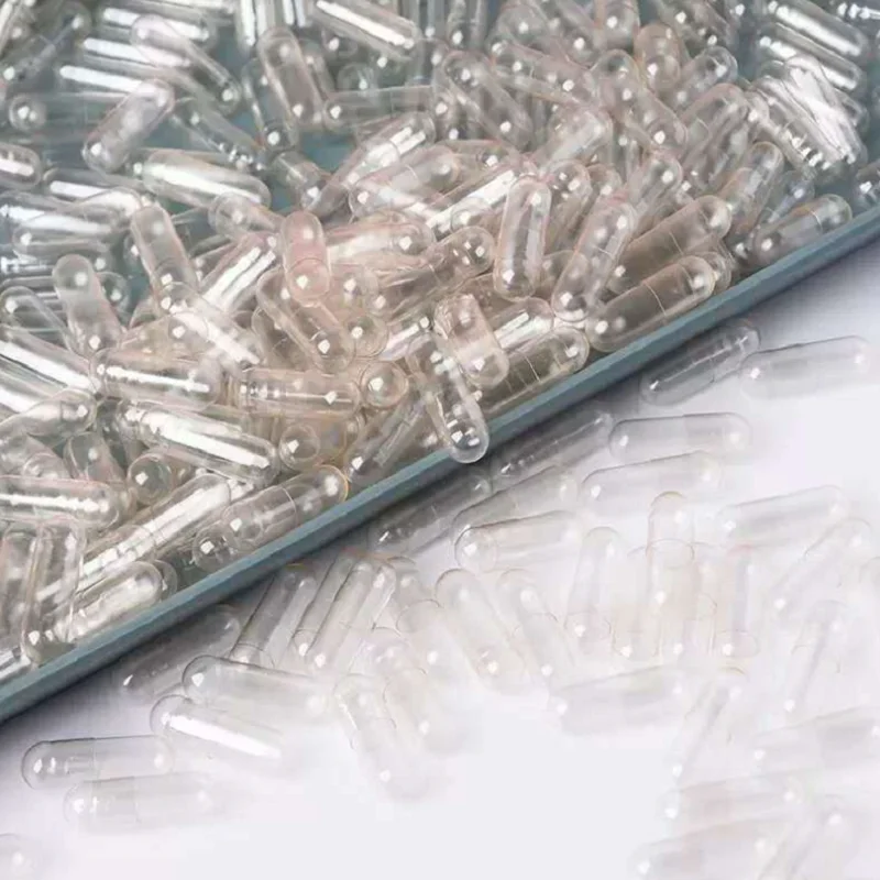 

Size 00# 0# 1# empty capsule 1000pcs Clear Transparent empty capsule Hard Gelatin Empty Capsules,Joined or seperated capsule