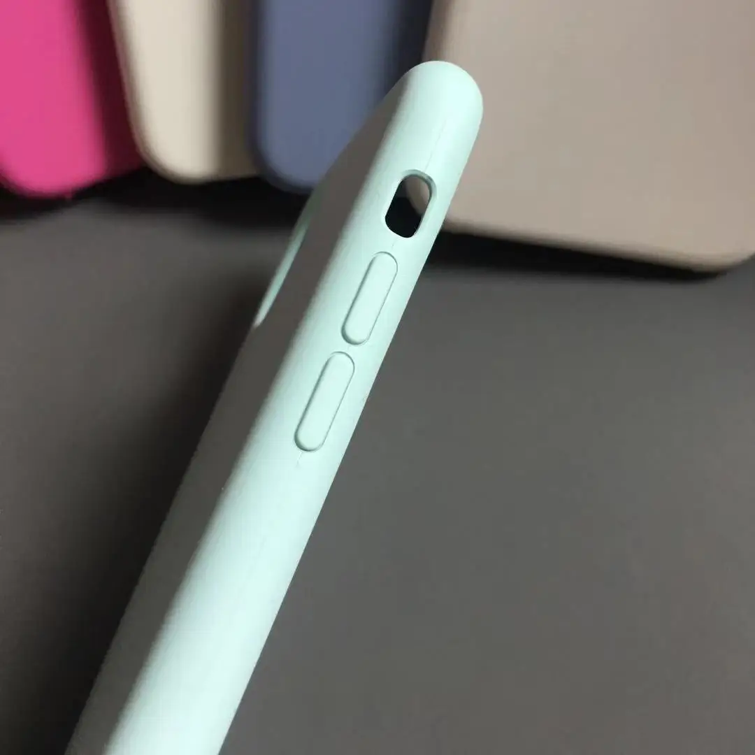 

For iPhone11 6 7 8 Pure Color Phone Case Men and Women Frosted Silicone Soft Case for iphone 11 cases for women