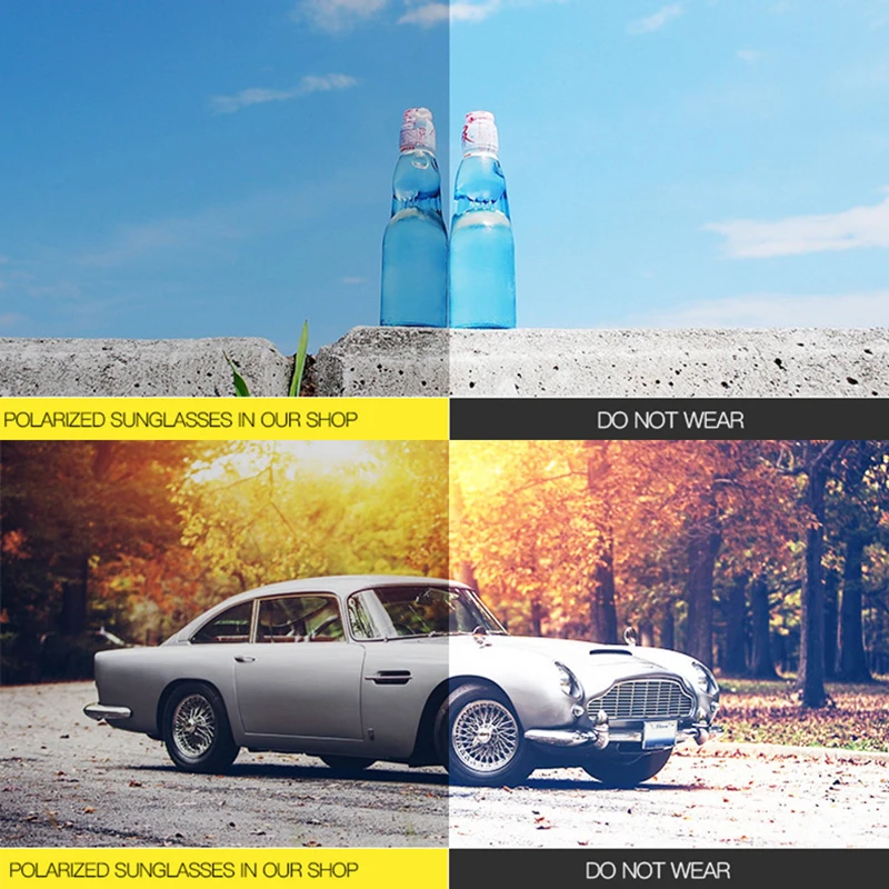 

2021 New Fashion Square Ladies Polarizing Sun Glasse UV400 Men's Glasses Classic Retro Brand Design Fishing Sunglasses