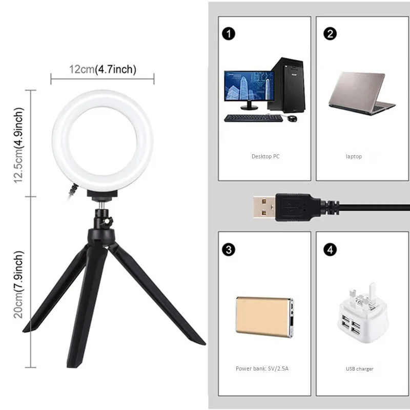 

PULUZ Mini Folding Lightbox Photography Photo Studio Softbox LED Light Soft Box Photo Background Kit Light Box