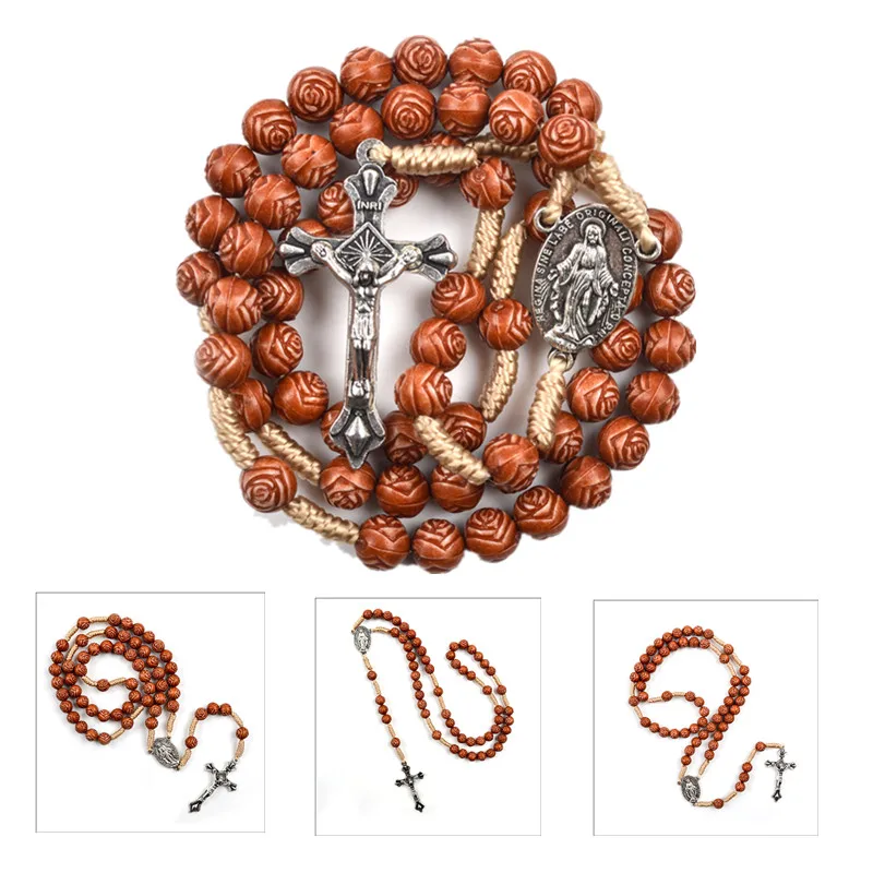 Модное женское ожерелье ручной работы с пластиковыми бусинами в форме