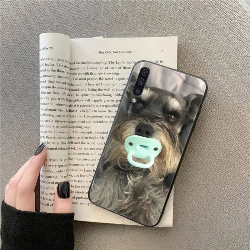 

Schnauzer dog Phone Cases For Samsung galaxy S 9 10 20 A 10 21 30 31 40 50 51 71 s note 20 j 4 2018 plus