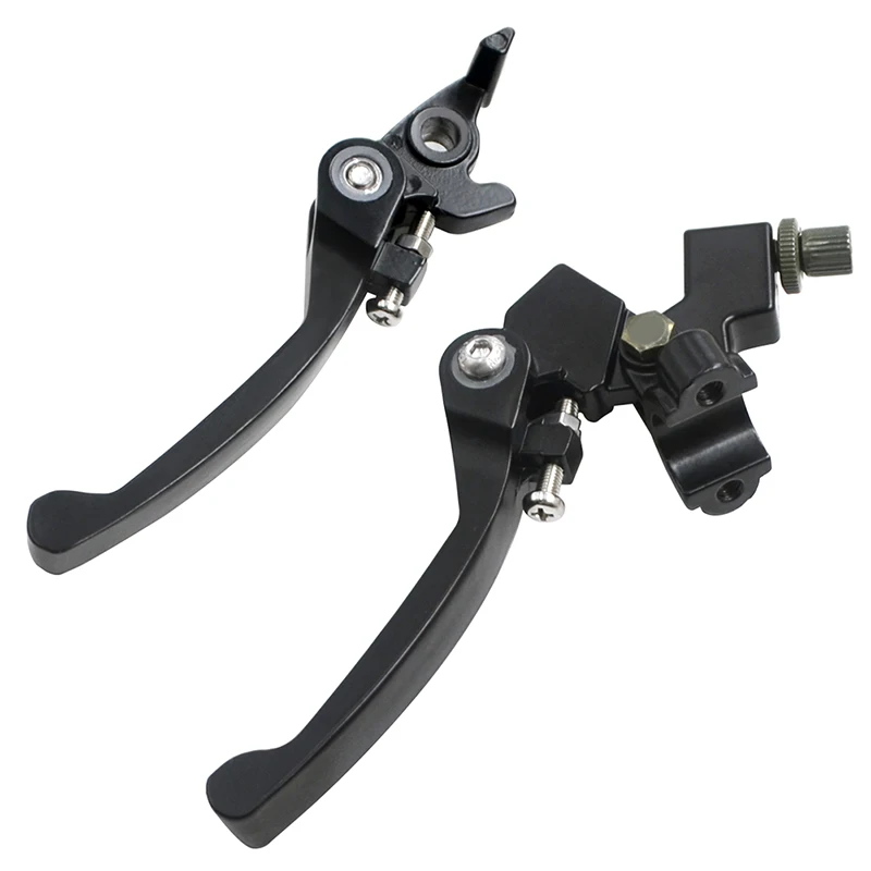 

Motorcycle Black Chrome Clutch Brake Lever for 22mm 7/8 inch Handlebar 110cc 125cc 140cc TTR SSR Xmotos Apollo 125 Pit Dirt Bike