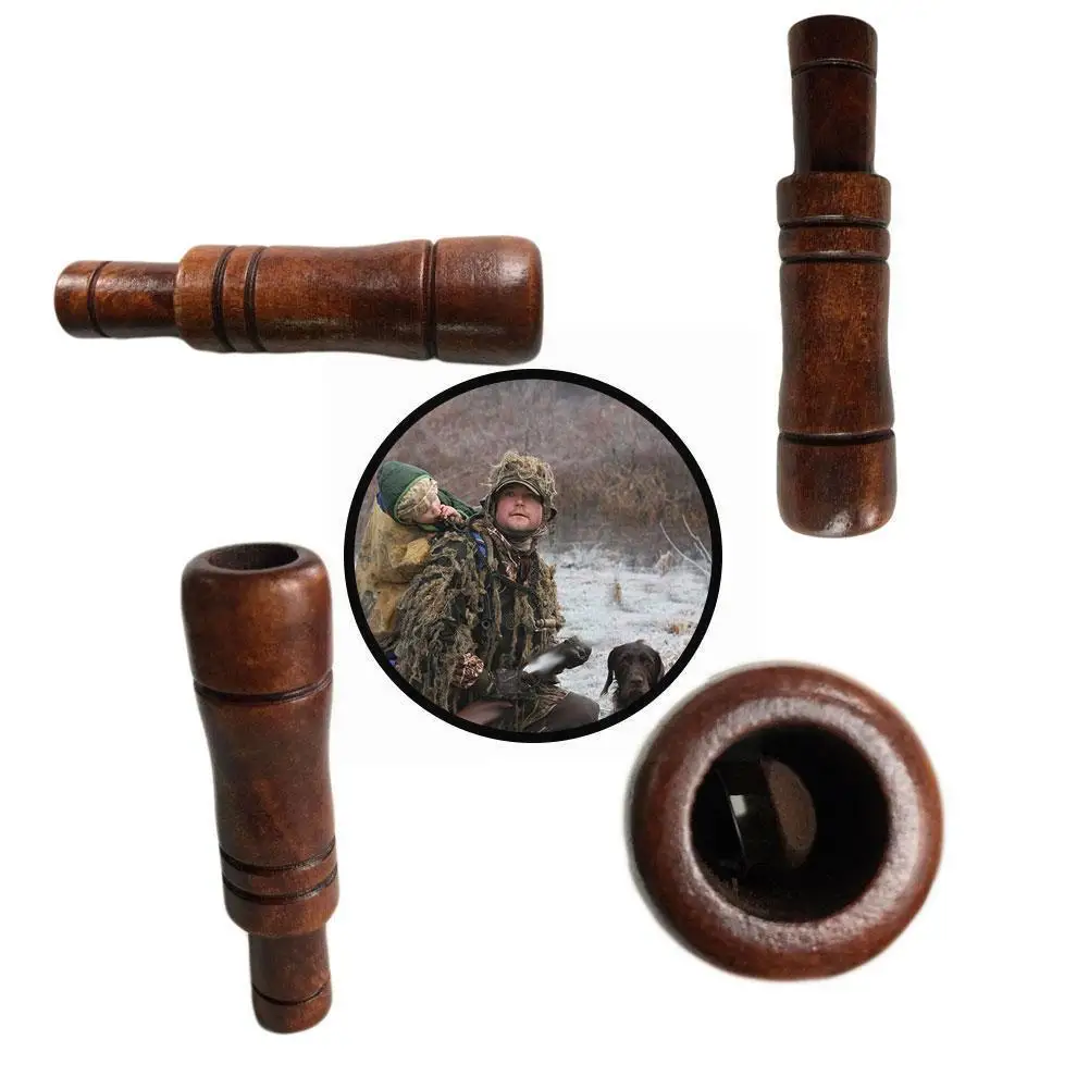 

Wooden Duck Call Duck Hunting Loud Call Whistle Mallard Decoy Accessories Shooting Bait Hunting Ourdoor Caller Pheasant Sup T1e4