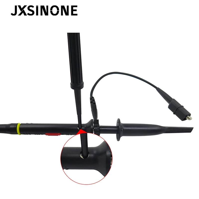 JXSINONE P7100 1 шт. щупы осциллографа 100 МГц BNC защитный Кепки Сфера зонда X1/X10 DC