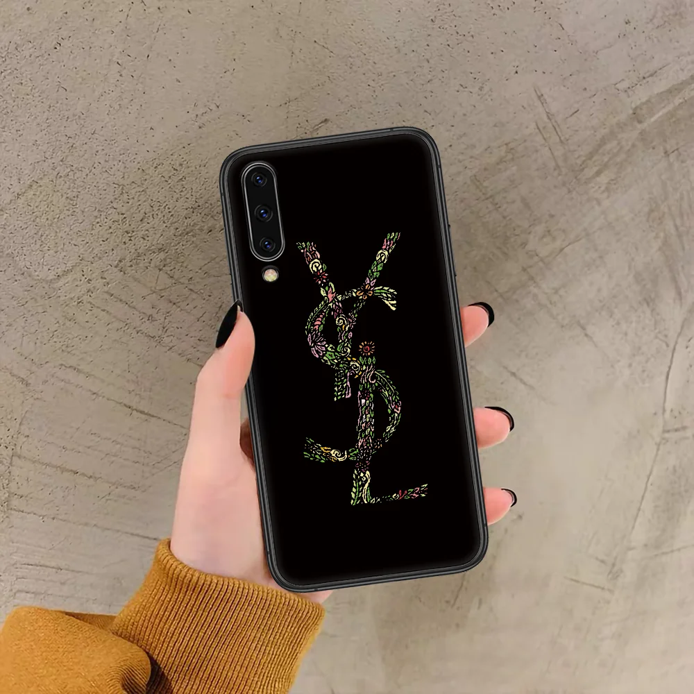 

French Luxury Brand Phone Case For Samsung Galaxy A 3 5 7 8 10 20 20E 21S 30 30S 40 50 51 70 71 black Shell Trend Waterproof