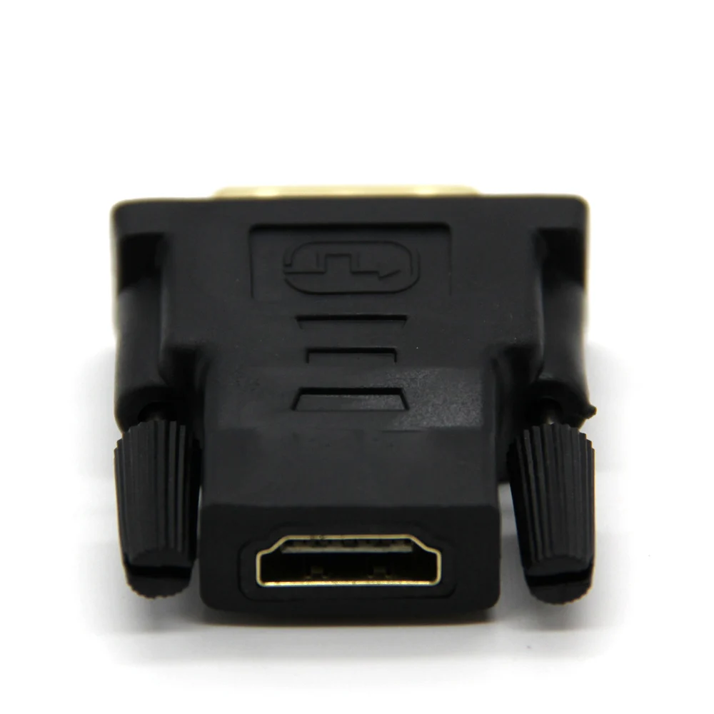 Преобразователь DVI 24 + 1 в HDMI-совместимый с позолоченным штекером на гнездо 1080P HDTV