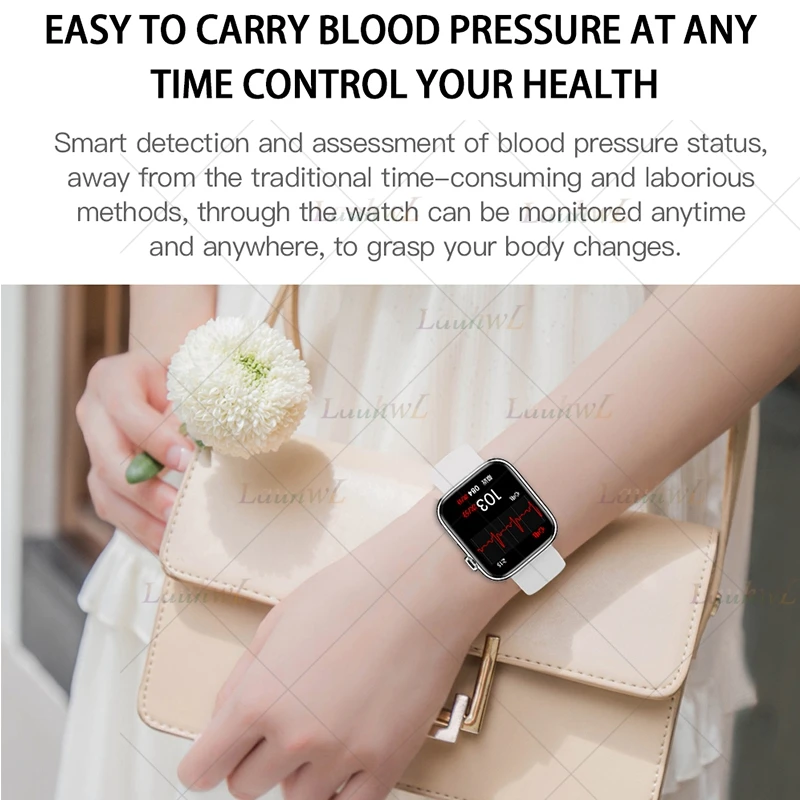 

IWO DW35 1.75 Inch Fashion Women Smart Watch Make And Answer Call Wireless Charger Men Smartwatch PK iwo 13 / 12 w46 hw12