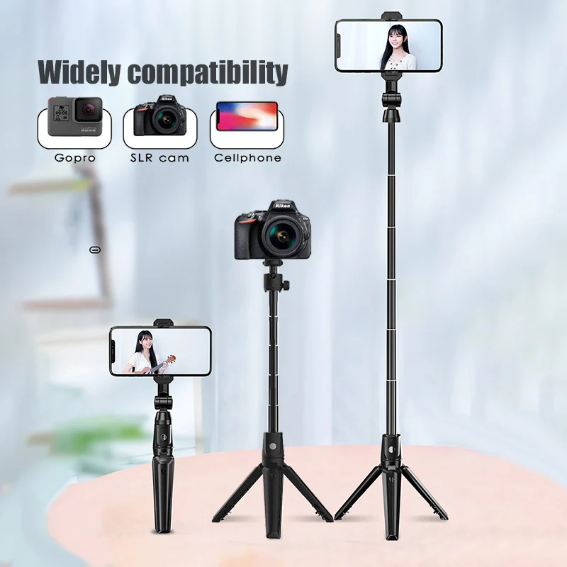 Штатив селфи палка BFOLLOW 3 в 1 держатель Bluetooth для камеры Gopro видеозаписи Youtube