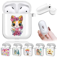 silicone soft cases for apple airpods 12 protective bluetooth wireless earphone cover for air pods charging box bags