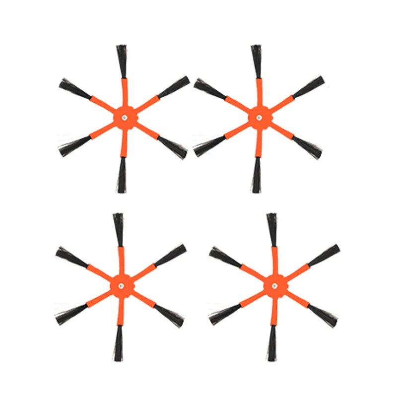 4 шт. в партии 6-Arm боковая щетка фильтр подходит для спортивной камеры Xiao mi вакуум 2