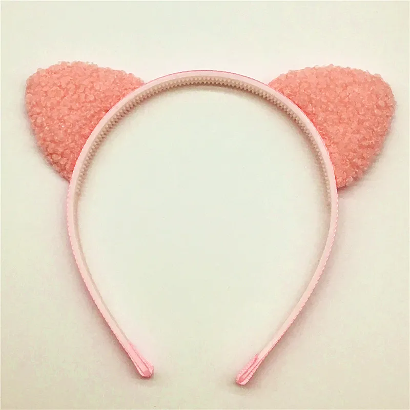 Милый пушистый обруч для волос с кроличьими ушками красивые головные уборы
