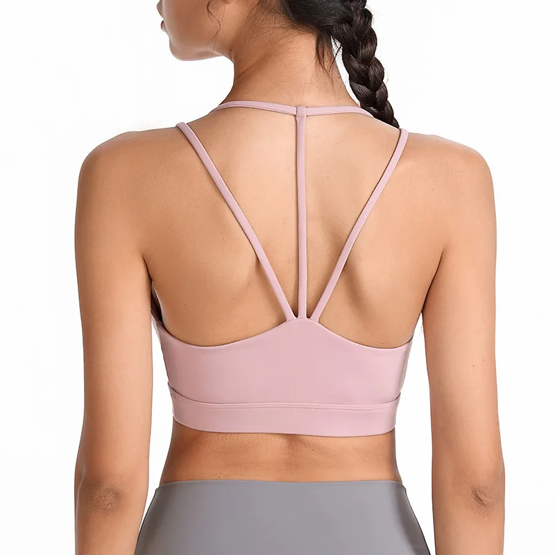 Новый полый спортивный бюстгальтер Топ дышащий Быстросохнущий Sujetador Депортиво