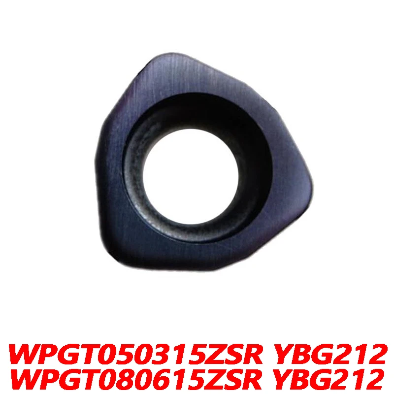 

100% Original WPGT WPGT050315ZSR YBG212 WPGT080615ZSR 10pcs CNC lathe blade Carbide insert Efficient and durable Quality ZSR
