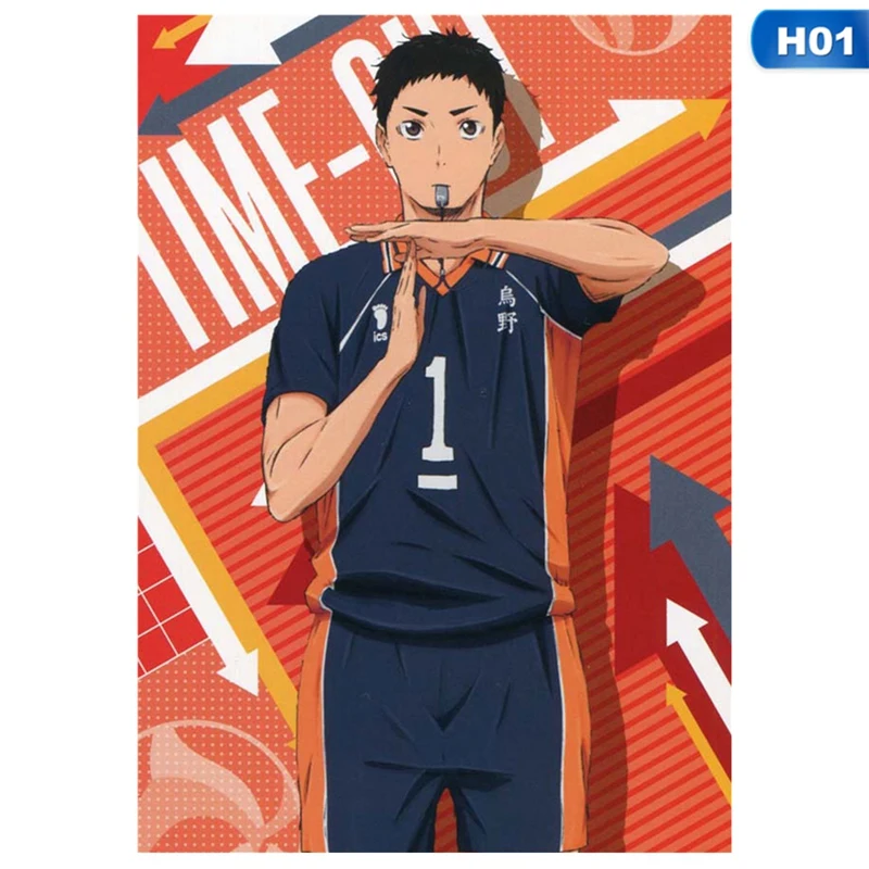 Аниме Haikyuu 29x42 см школьный волейбольный настенный свиток картина для дома спальни