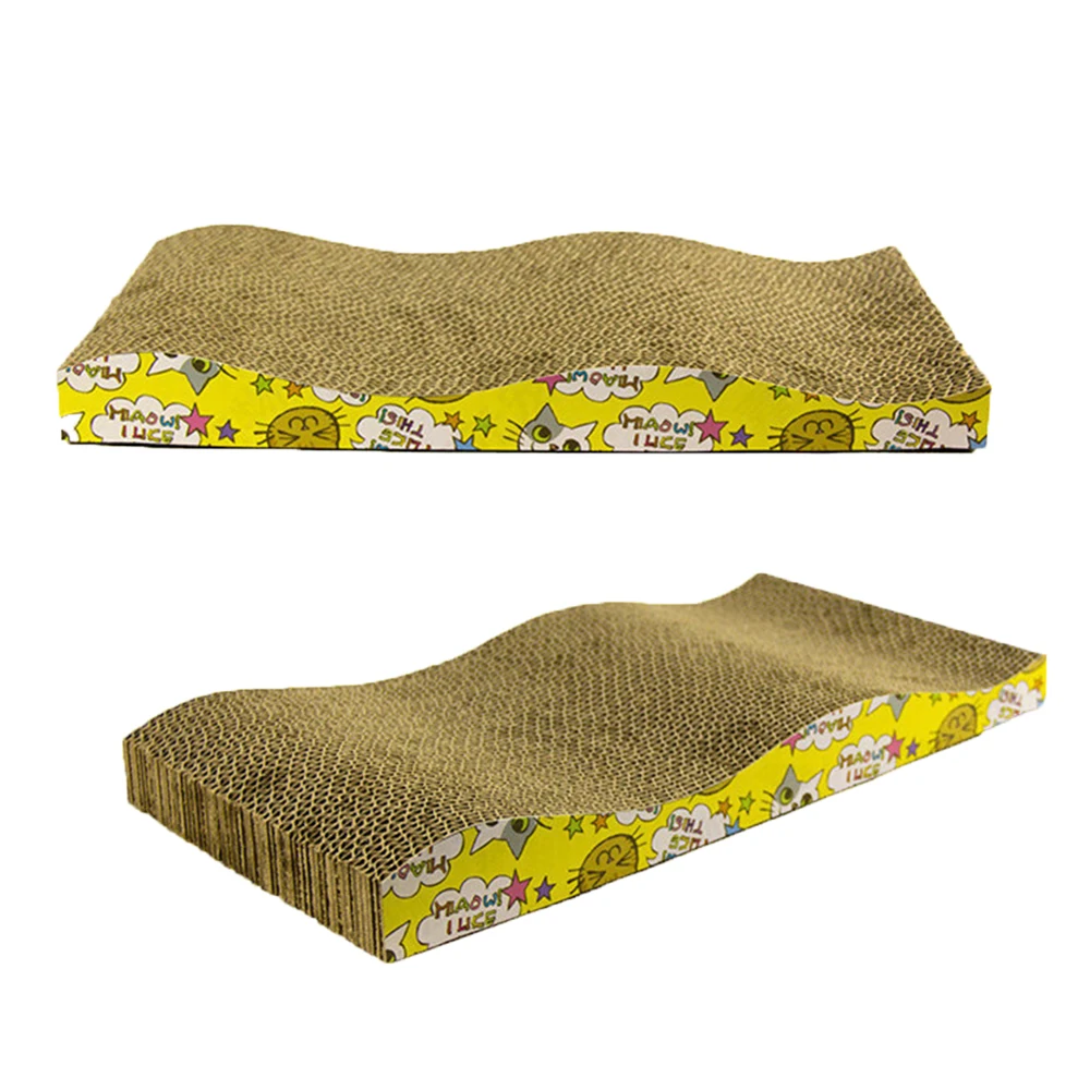 Горячие новые игрушки для кошек скребки когтеток гофрированные бумажные коврики