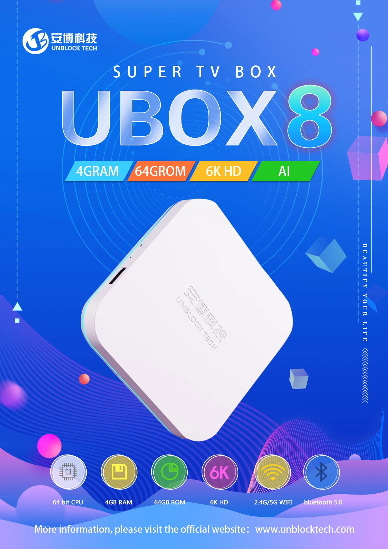 

Smart Tv Box UBOX8 Android 10 IPTV Set-Top MAX Stable AI VOICE Dual 4GB 64GB Hot Sell Japan Korea USA CA SG NZ AUS PK EVPAD