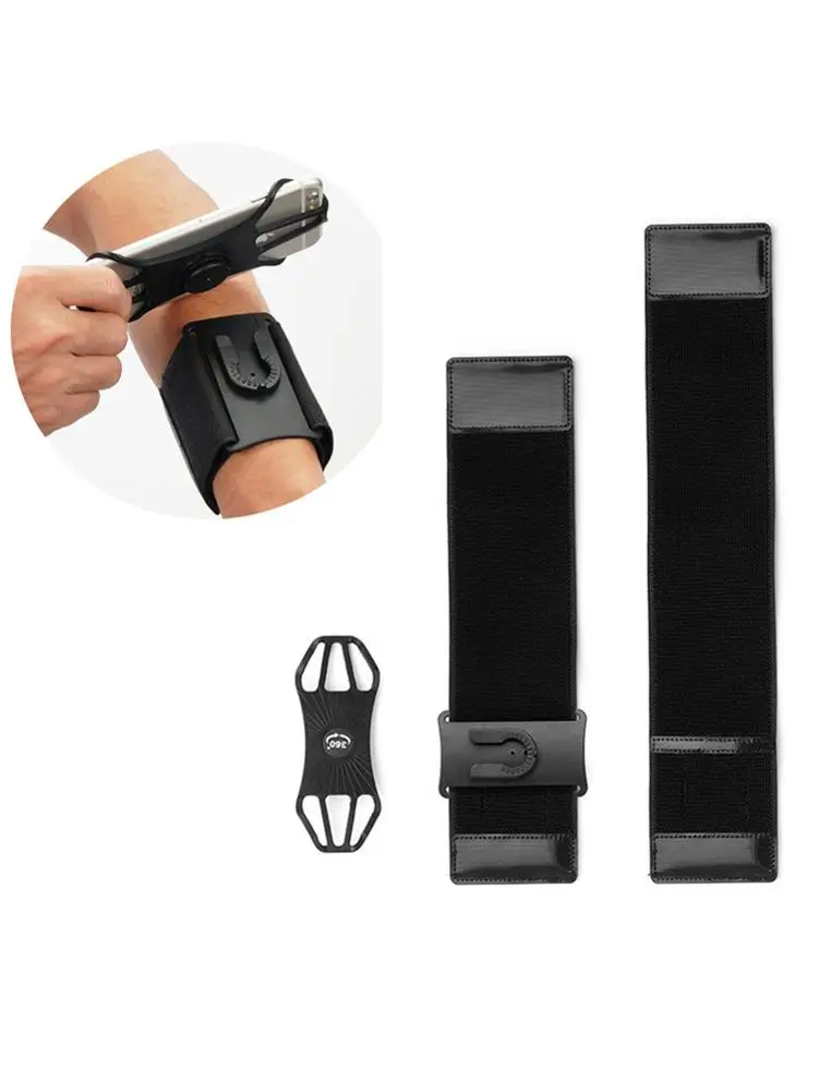 360 Вращающийся Мобильный держатель телефона повязки на руку браслет подставка