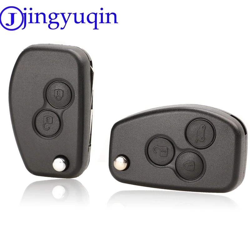Модифицированный чехол для автомобильного ключа jingyuqin 10ps 206 VAC102 2/3 кнопок Renault Duster