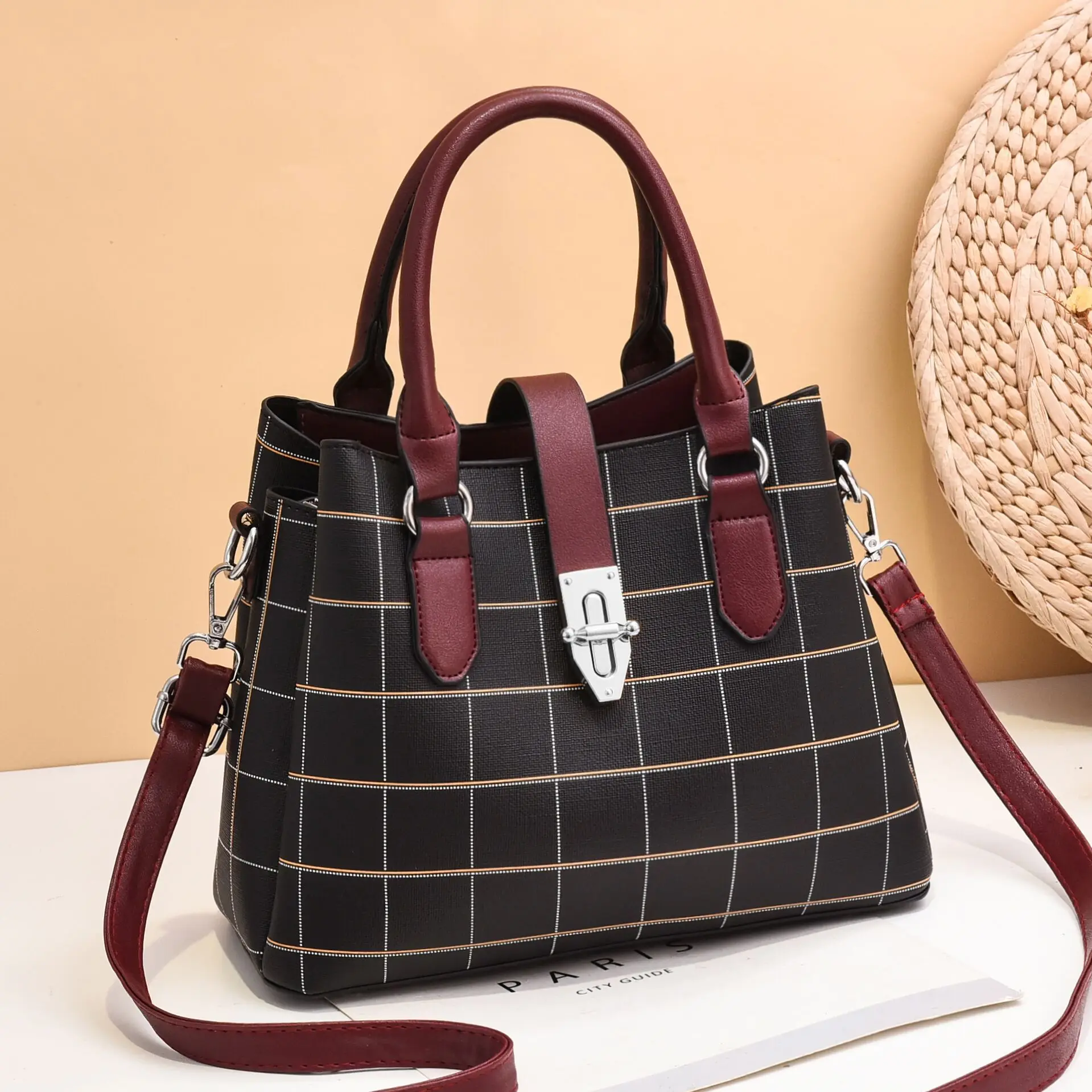 

New Retro Handbags 2020 Autumn and Winter All-match Messenger Bag Female Atmospheric Handbag Fashion Large-capacity Shoulder Bag