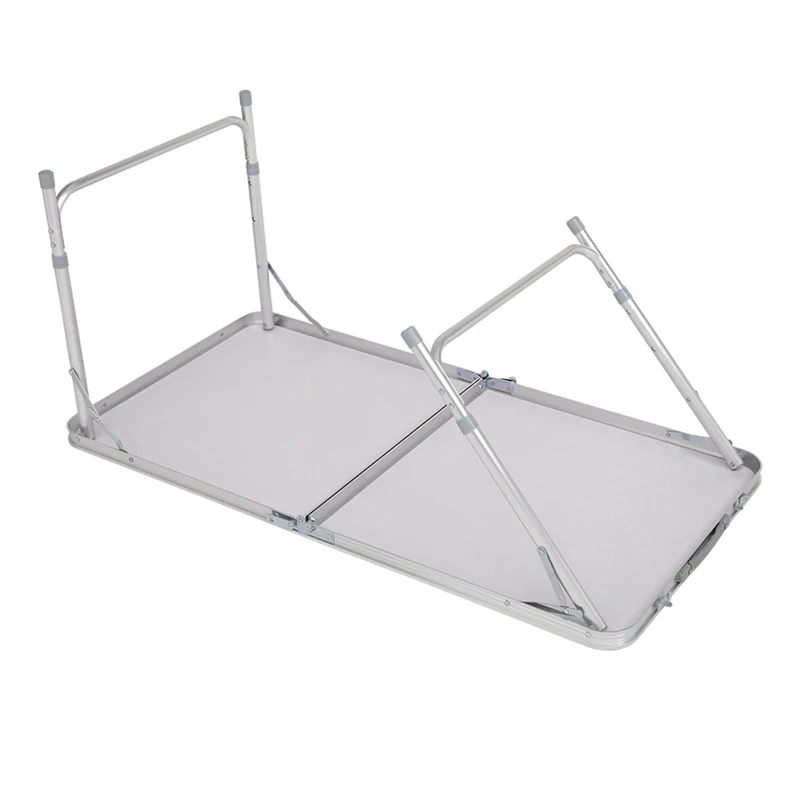 

Outdoor Portable Multipurpose Folding Table Home Use Camping Trip Aluminum Alloy Adjustable Height Picnic Barbecues Table