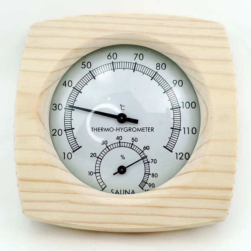 

2-in-1 Thermo-Hygrometer Thermometer Hygrometer Sauna Room Steam Indoor Home Decor Accessories