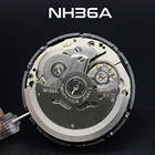 Оригинальный автоматический механический механизм Seiko NH36A с дневнымдатным окном, 24 Драгоценности 4R36 NH36, японский оригинальный механизм с автоподзаводом