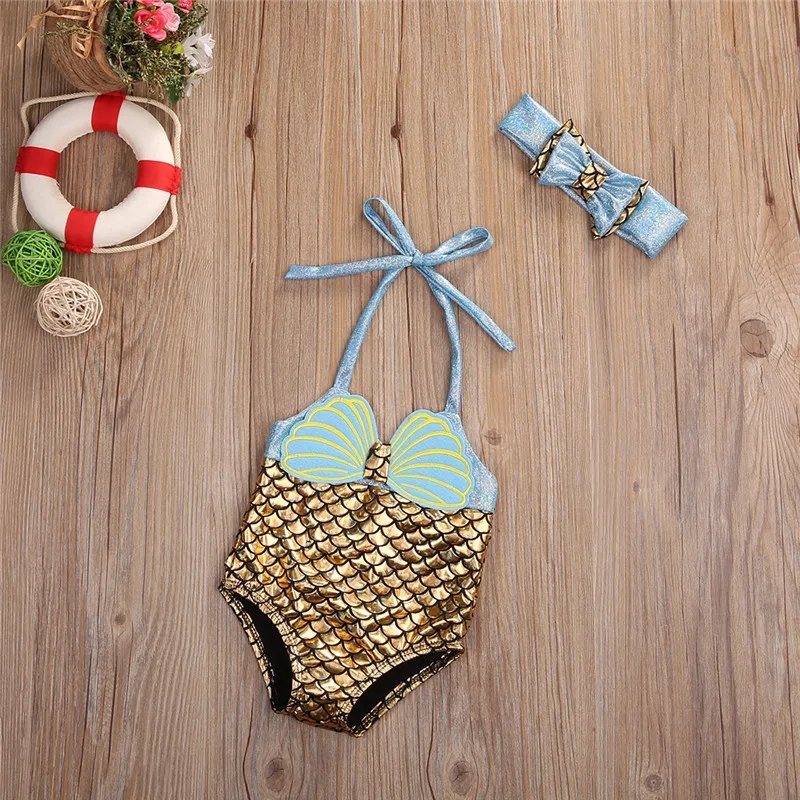 Детский слитный купальник FY купальный костюм с юбкой годе для девочек Милые