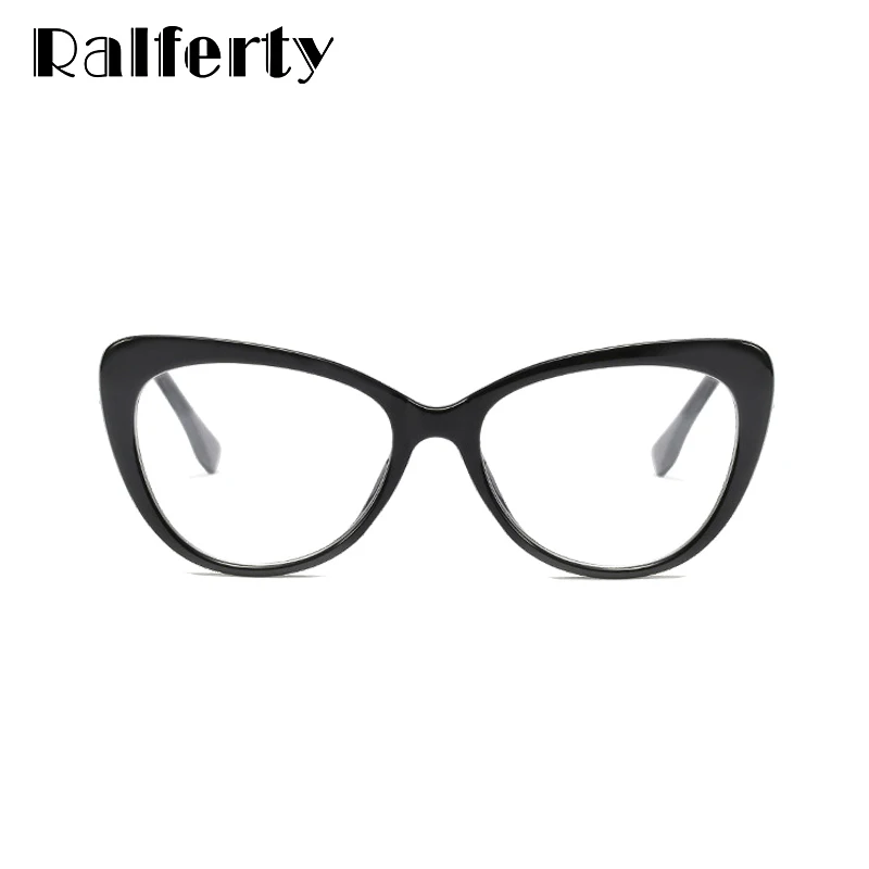 Ralferty женские очки винтажные кошачий глаз оправы для очков черный красный розовый