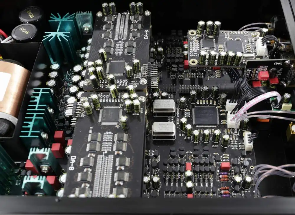 Аудио GD R2R R 1 баланс Дискретная резистор лестницы декодер DSD512 DXD ЦАП PCM384K Amanero комбо