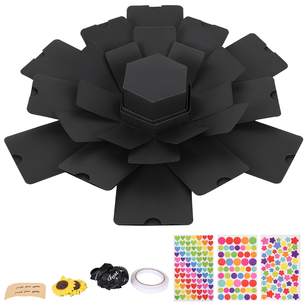 Сюрприз взрыв коробка DIY ручной работы скрапбук Фотоальбом свадебный Подарочная