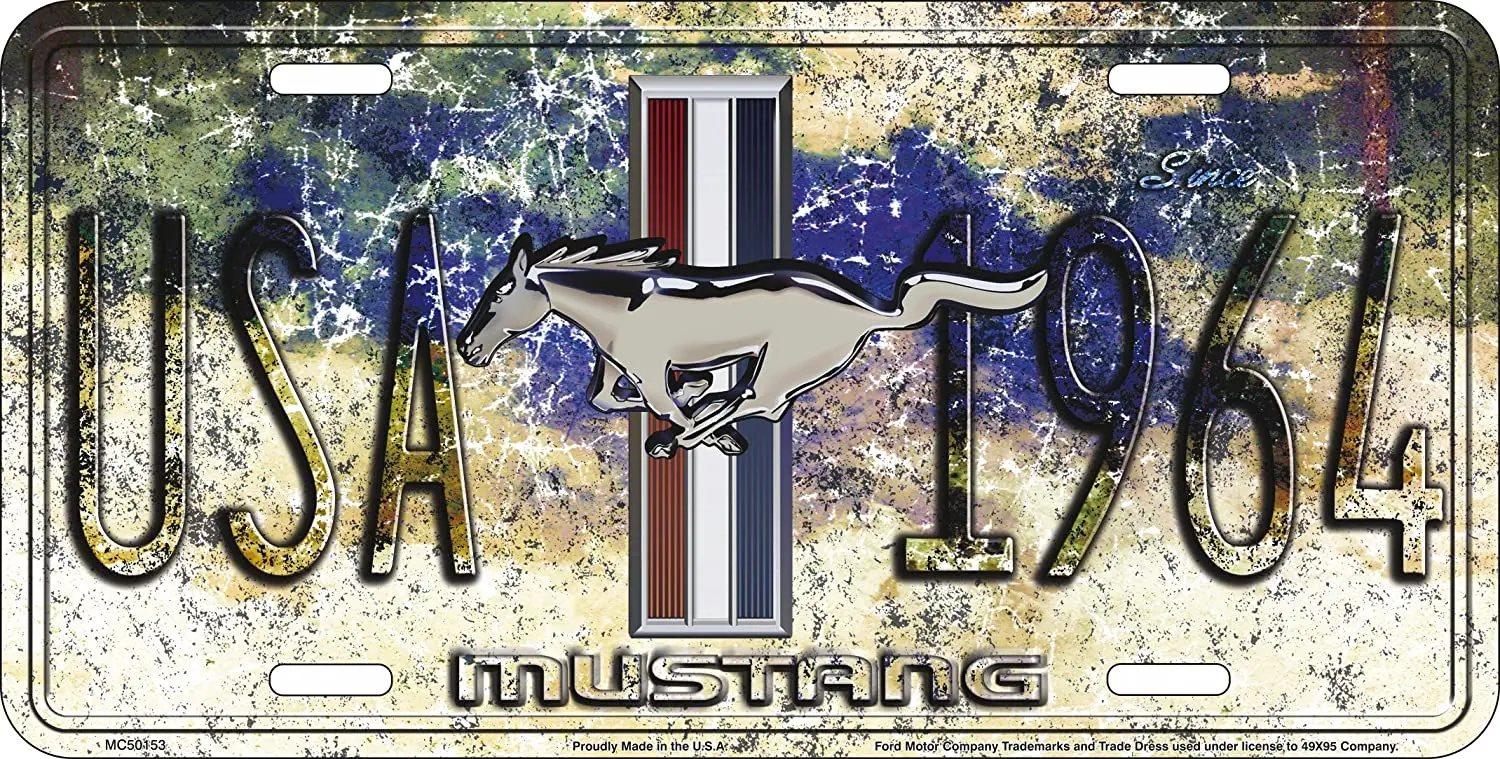 

Hangtime Mustang Since 1964 USA License Plate